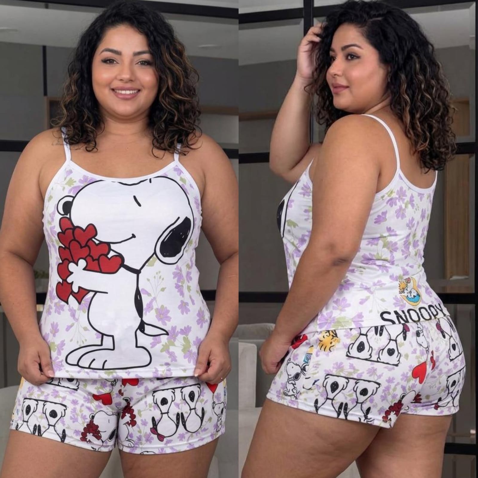 Conjunto 2 Piezas - Pijama en Piel de Durazno Ref: 058