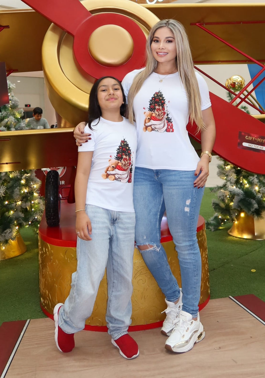 Camiseta Algodón Licrado Premium - Madre e Hija Ref: 04