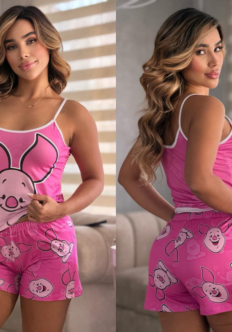 Conjunto 2 Piezas - Pijama en Piel de Durazno Ref: 051